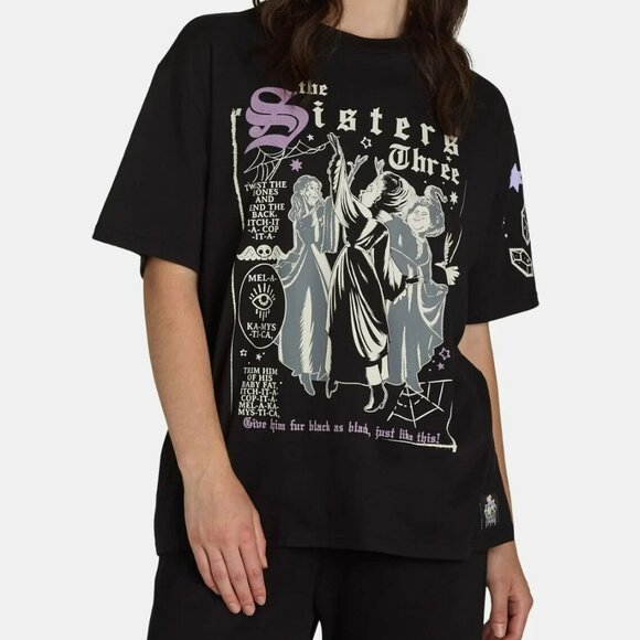 Disney Hocus Pocus Sanderson Sisters Womens Graphic T Shirt - Picture 2 of 9